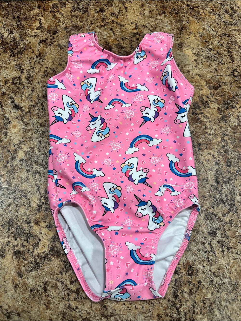 Girls CXXS (4/5) unicorn gymnastics leotard